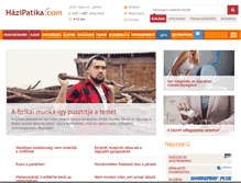 Tablet Screenshot of debug.hazipatika.com